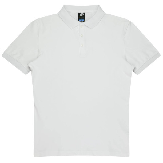 Clayfield Mens Polos White